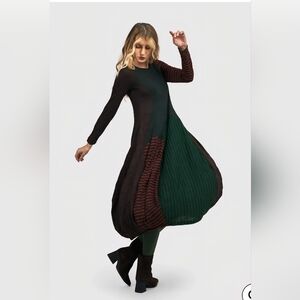 Alembica Striped Multicolor Long Sleeve Dress Size 1